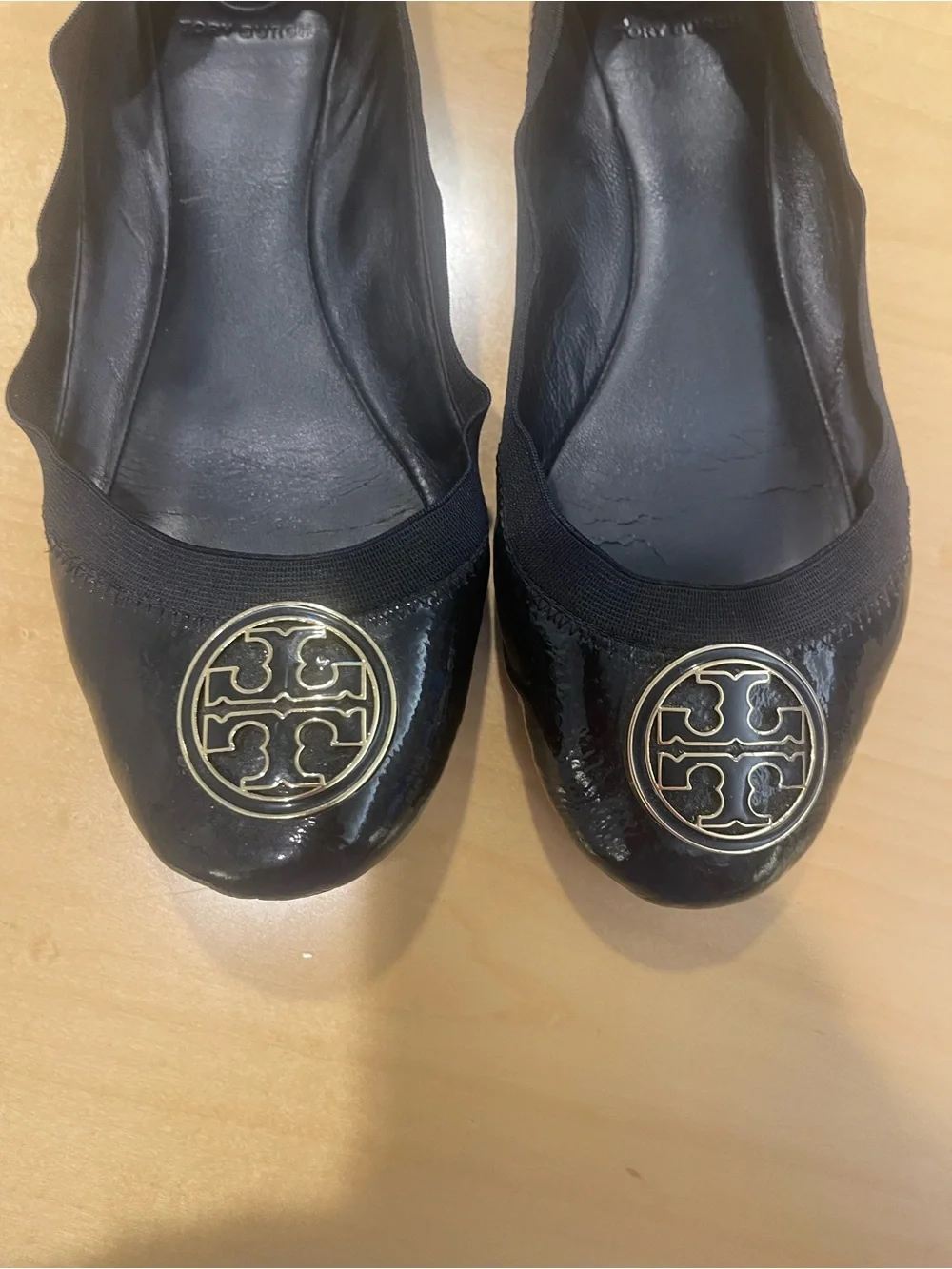 Tory Burch Caroline Elastic Trim Ballerina Flat